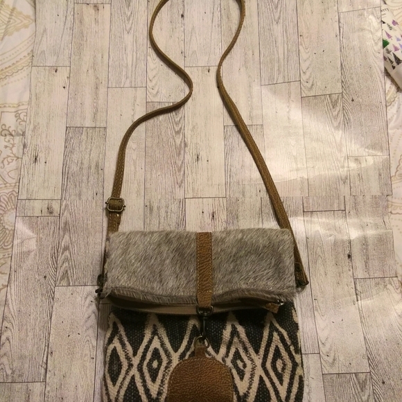 Myra Bag Grumpy Cowhide Crossbody - Picture 4 of 8